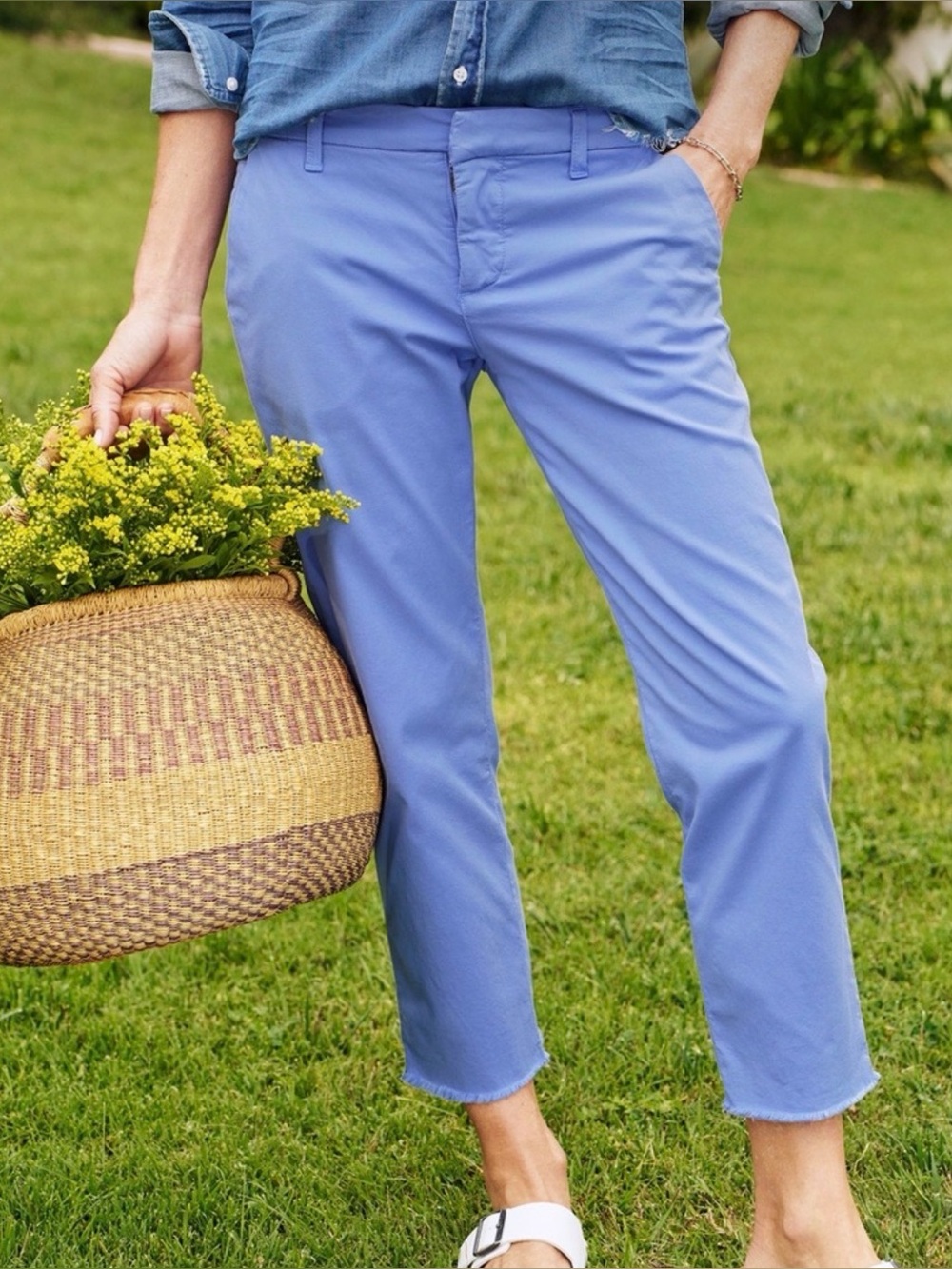 Frank & Eileen Wicklow The Italian Chino Women’s Sz 10 NWOT